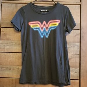 Neon Wonder Woman Tee Size Junior's L